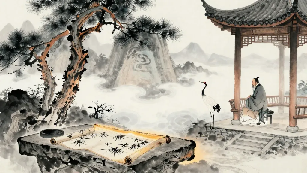 非相 (Against Physiognomy) — Chinese ink painting