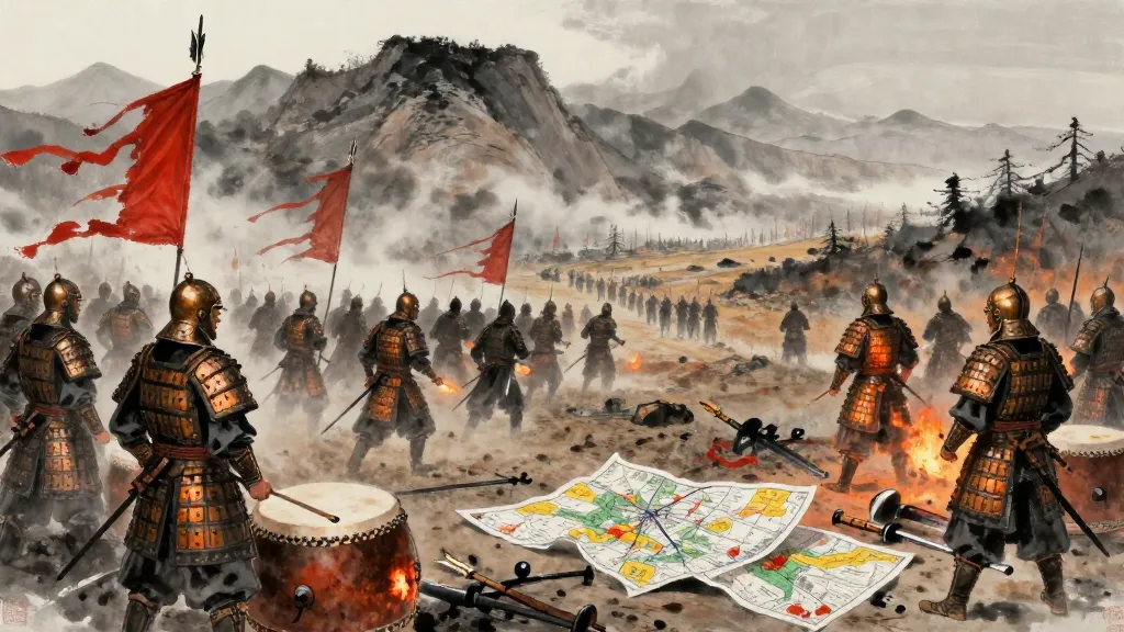 議兵 (Discourse on Military Affairs) — Chinese ink painting