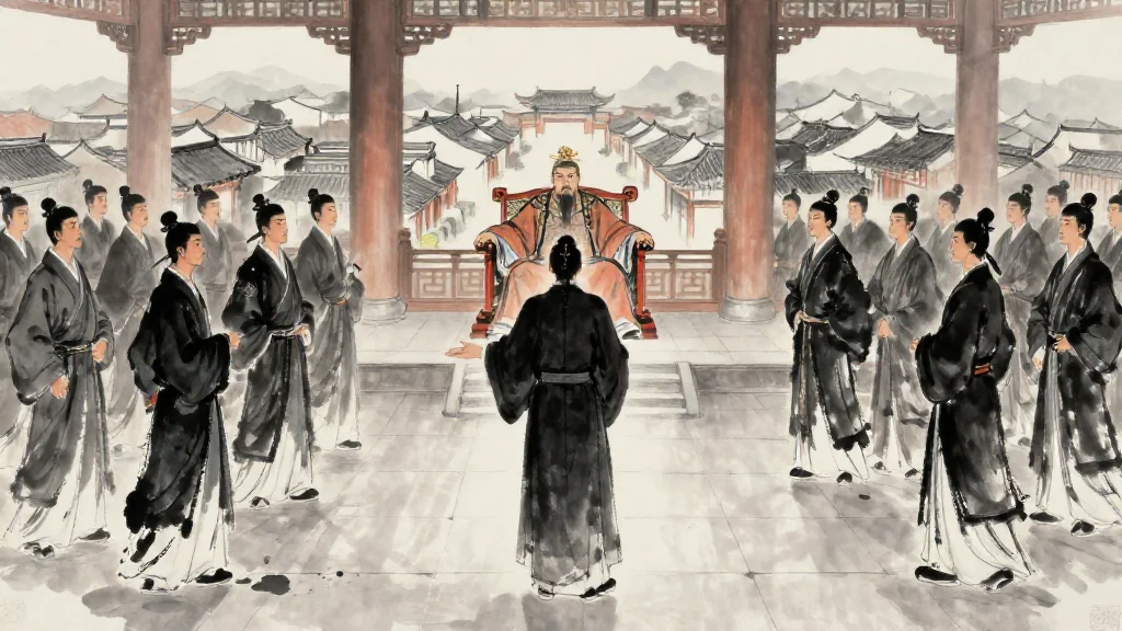 齊策五 (Stratagems of Qi V) — Chinese ink painting