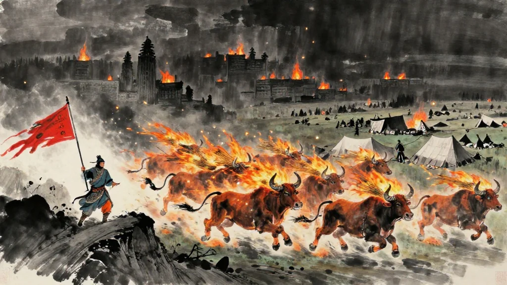 齊策六 (Stratagems of Qi VI) — Chinese ink painting