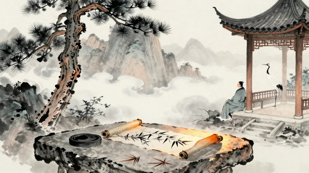 在宥 (Let It Be, Leave It Alone) — Chinese ink painting